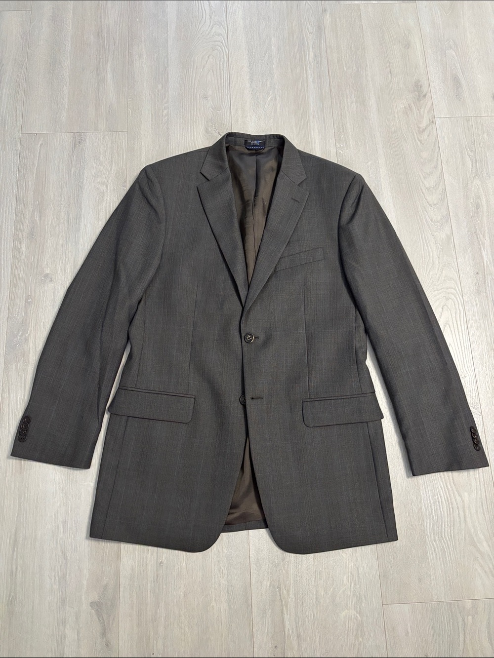 🔥BUNDLESALE Mens 40L Tommy Hilfiger Wool Charcoal Gray Two-Button Sport Coat